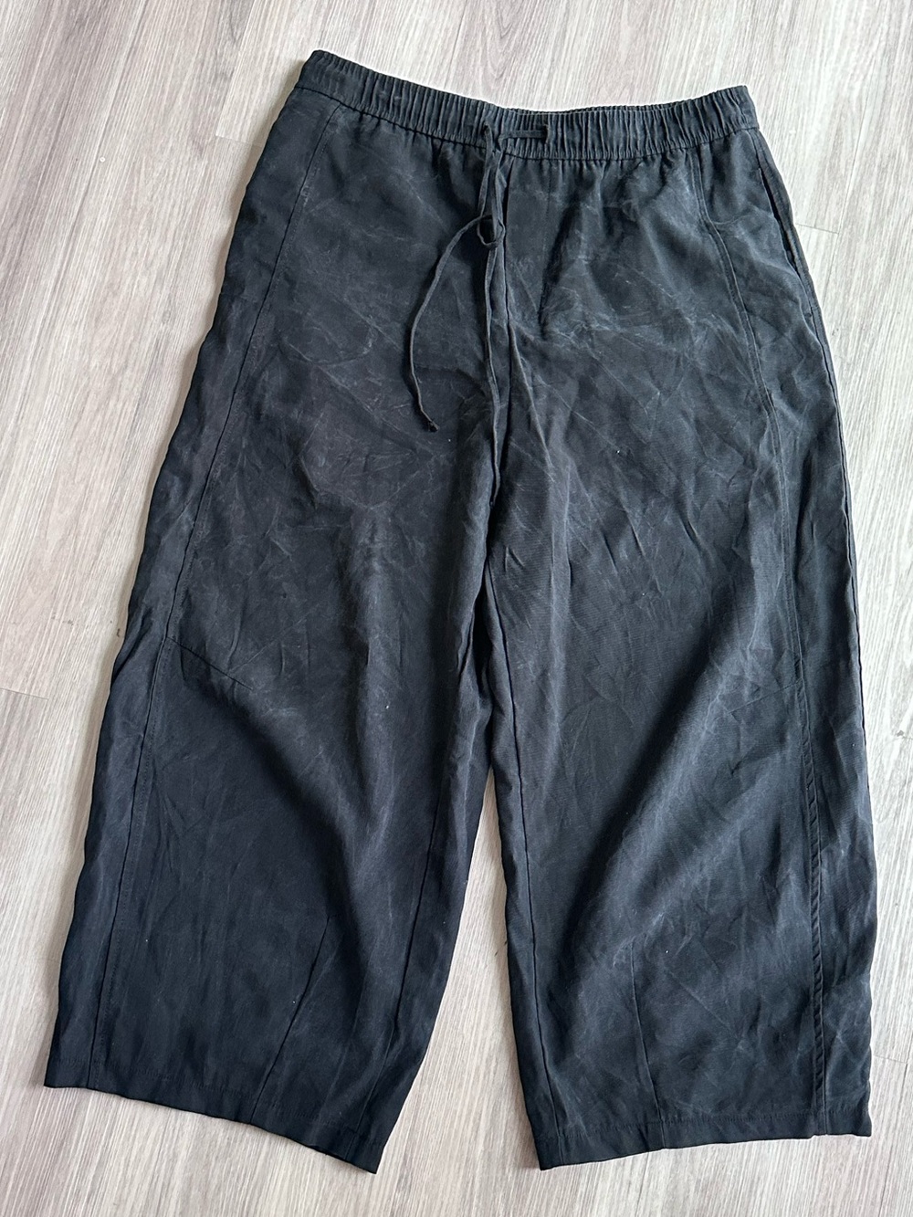 Zara cropped barrel pants
